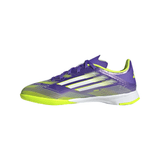 adidas F50 League Indoor Soccer Shoes Kids - Purple/White/Lemon - Best Buy Soccer