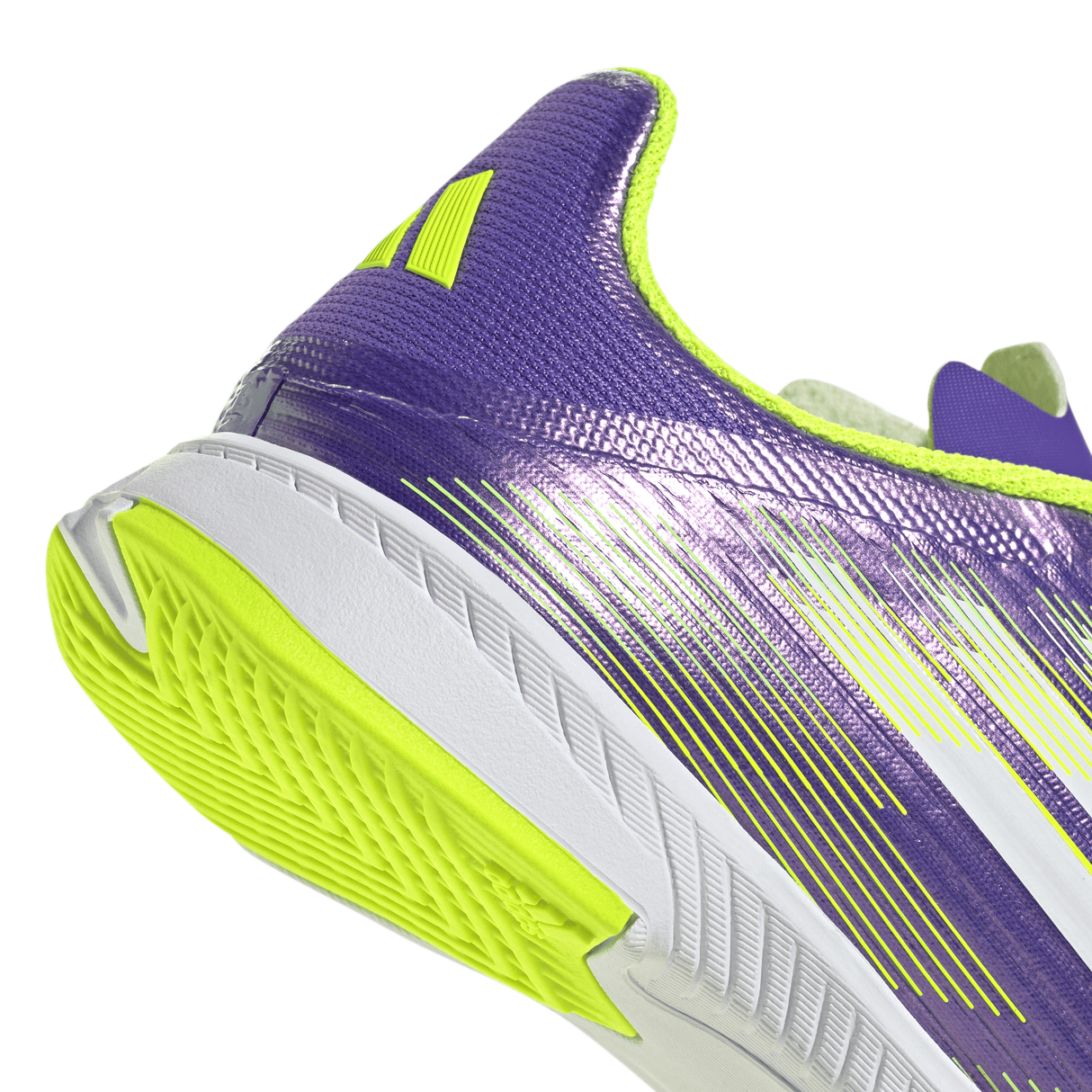 adidas F50 League Indoor Soccer Shoes Kids - Purple/White/Lemon - Best Buy Soccer