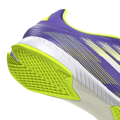 adidas F50 League Indoor Soccer Shoes - Purple/White/Lemon - Best Buy Soccer