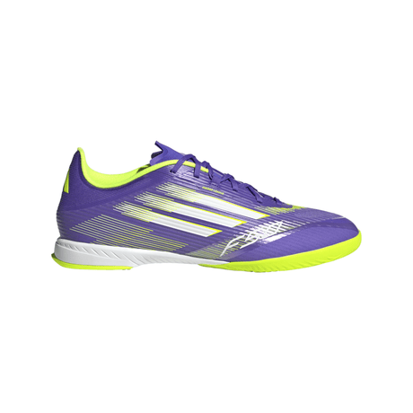 adidas F50 League Indoor Soccer Shoes - Purple/White/Lemon - Best Buy Soccer