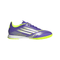 adidas F50 League Indoor Soccer Shoes - Purple/White/Lemon