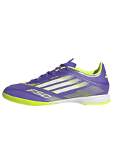 adidas F50 League Indoor Soccer Shoes - Purple/White/Lemon - Best Buy Soccer