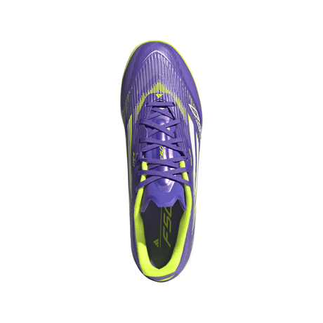 adidas F50 League Indoor Soccer Shoes - Purple/White/Lemon - Best Buy Soccer