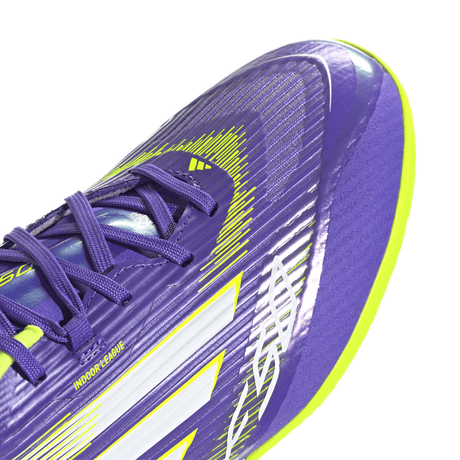 adidas F50 League Indoor Soccer Shoes - Purple/White/Lemon - Best Buy Soccer