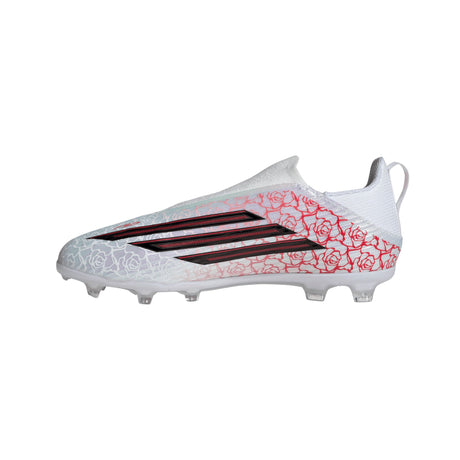 adidas F50 League Laceless FG Firm Ground Youth Soccer Cleats - White/Black/Red - Best Buy Soccer
