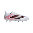 adidas F50 League Laceless FG Firm Ground Youth Soccer Cleats - White/Black/Red - Best Buy Soccer