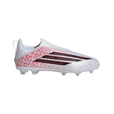 adidas F50 League Laceless FG Firm Ground Youth Soccer Cleats - White/Black/Red - Best Buy Soccer