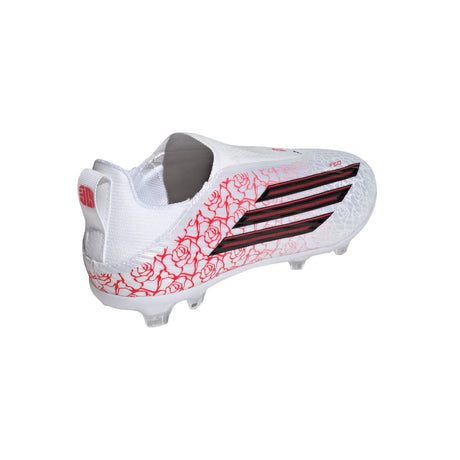 adidas F50 League Laceless FG Firm Ground Youth Soccer Cleats - White/Black/Red - Best Buy Soccer