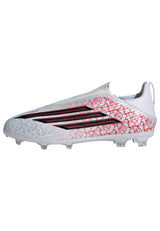 adidas F50 League Laceless FG Firm Ground Youth Soccer Cleats - White/Black/Red - Best Buy Soccer