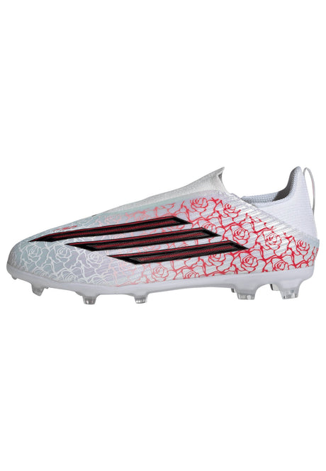 adidas F50 League Laceless FG Firm Ground Youth Soccer Cleats - White/Black/Red - Best Buy Soccer