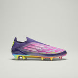 adidas F50 LEAGUE Laceless FG Men's Soccer Cleats - Purple/White/Lemon - Best Buy Soccer