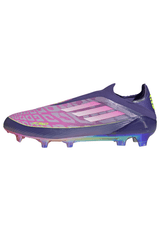 adidas F50 LEAGUE Laceless FG Men's Soccer Cleats - Purple/White/Lemon - Best Buy Soccer