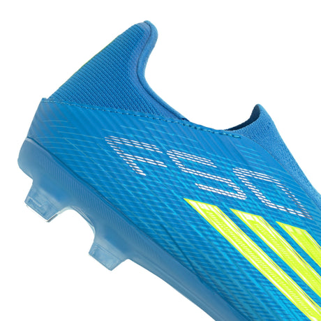 adidas F50 League Laceless FG/MG Firm Ground/Multi Ground Men's Soccer Cleats - Blue/Yellow/Aqua - Best Buy Soccer