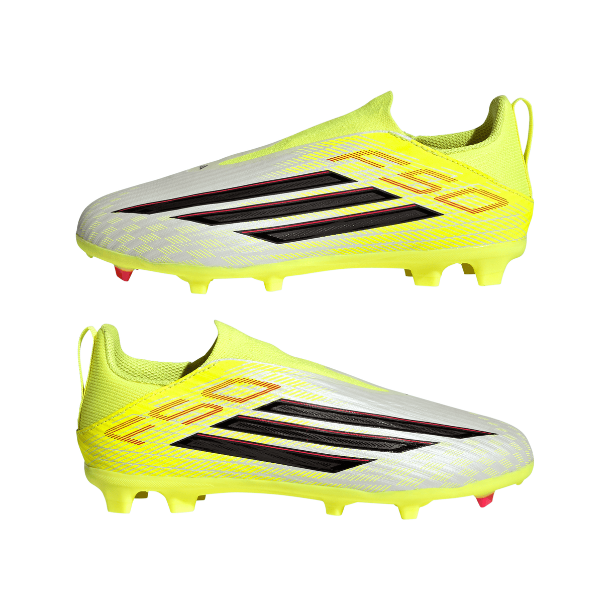 adidas F50 League Laceless FG/MG Firm Ground/Multi Ground Youth Soccer Cleats - Yellow/Black/Red - Best Buy Soccer