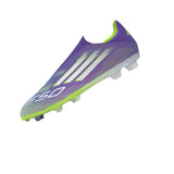 adidas F50 League Laceless FG/MG Men's Soccer Cleats - Purple/White/Lemon - Best Buy Soccer