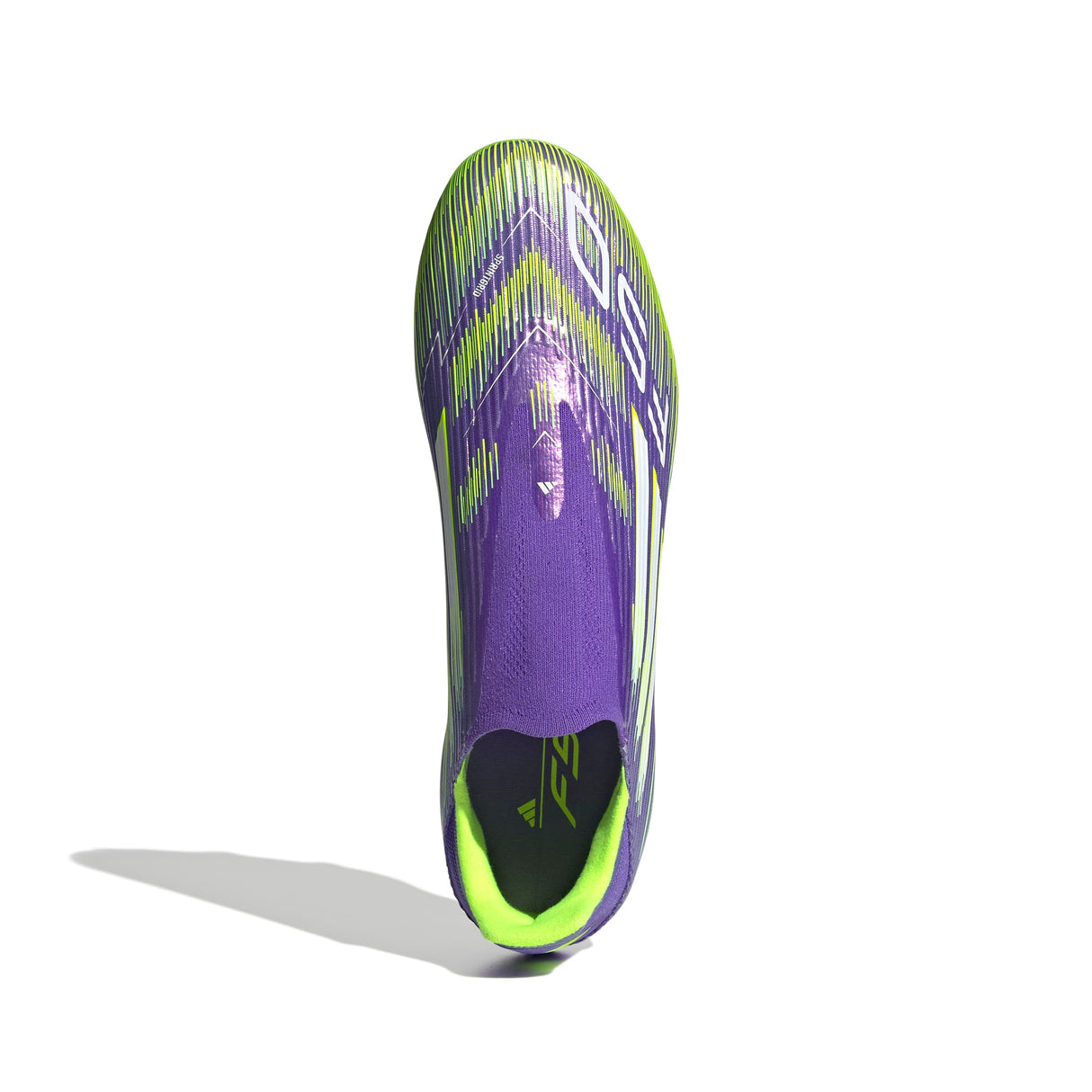 adidas F50 League Laceless FG/MG Men's Soccer Cleats - Purple/White/Lemon - Best Buy Soccer