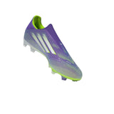 adidas F50 League Laceless FG/MG Men's Soccer Cleats - Purple/White/Lemon - Best Buy Soccer