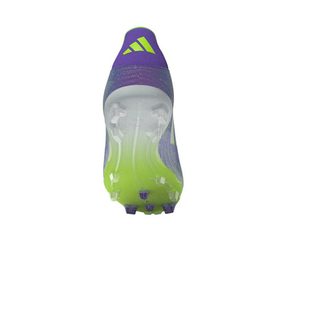 adidas F50 League Laceless FG/MG Men's Soccer Cleats - Purple/White/Lemon - Best Buy Soccer