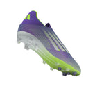 adidas F50 League Laceless FG/MG Men's Soccer Cleats - Purple/White/Lemon - Best Buy Soccer