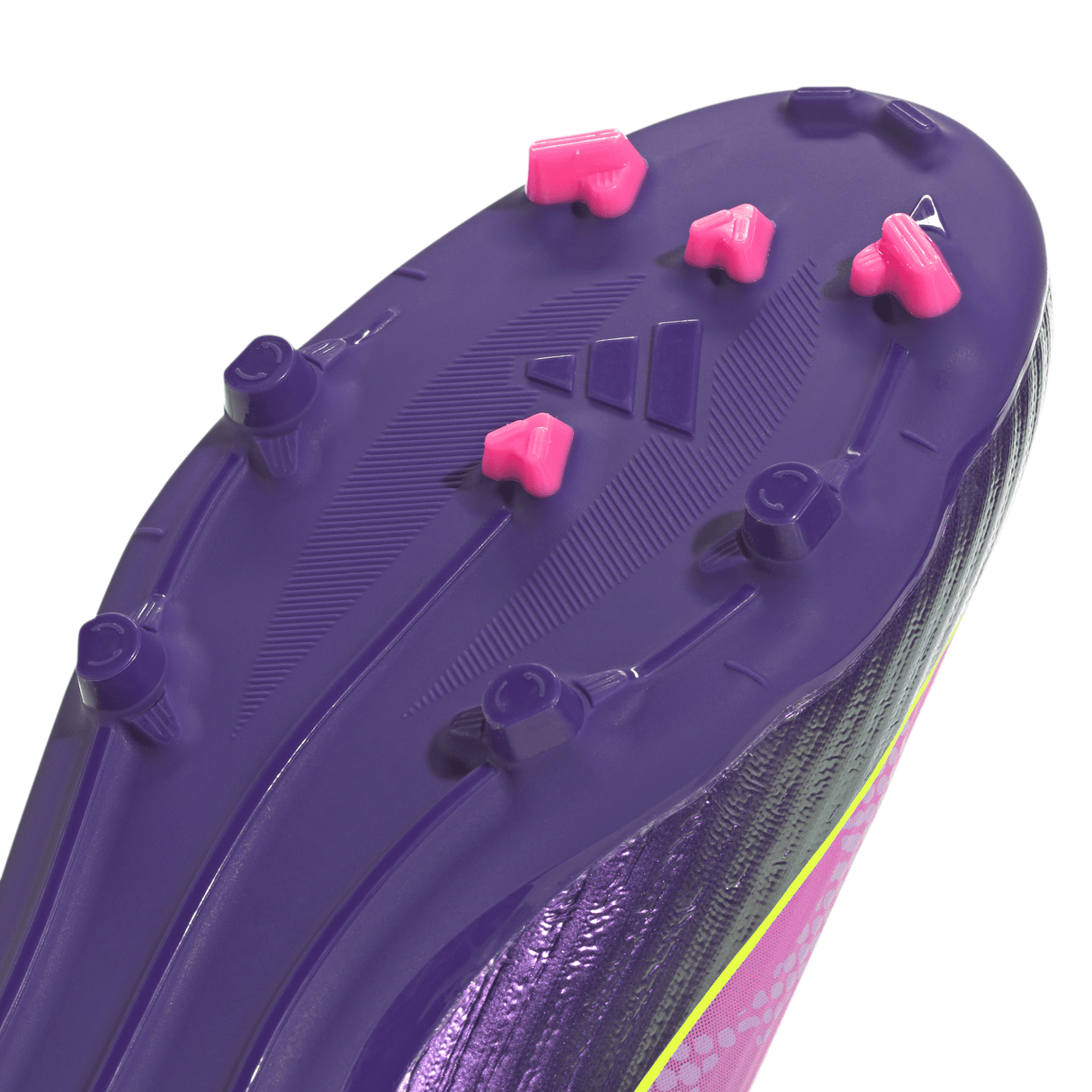 adidas F50 LEAGUE Laceless FG/MG Youth Soccer Cleats - Purple/White/Lemon - Best Buy Soccer