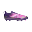 adidas F50 LEAGUE Laceless FG/MG Youth Soccer Cleats - Purple/White/Lemon - Best Buy Soccer