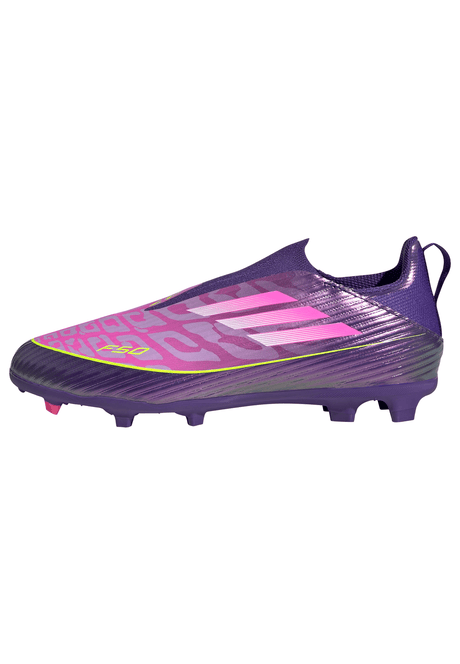 adidas F50 LEAGUE Laceless FG/MG Youth Soccer Cleats - Purple/White/Lemon - Best Buy Soccer