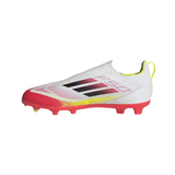 adidas F50 League Laceless FG/MG Youth Soccer Cleats - White/Black/Yellow - Best Buy Soccer