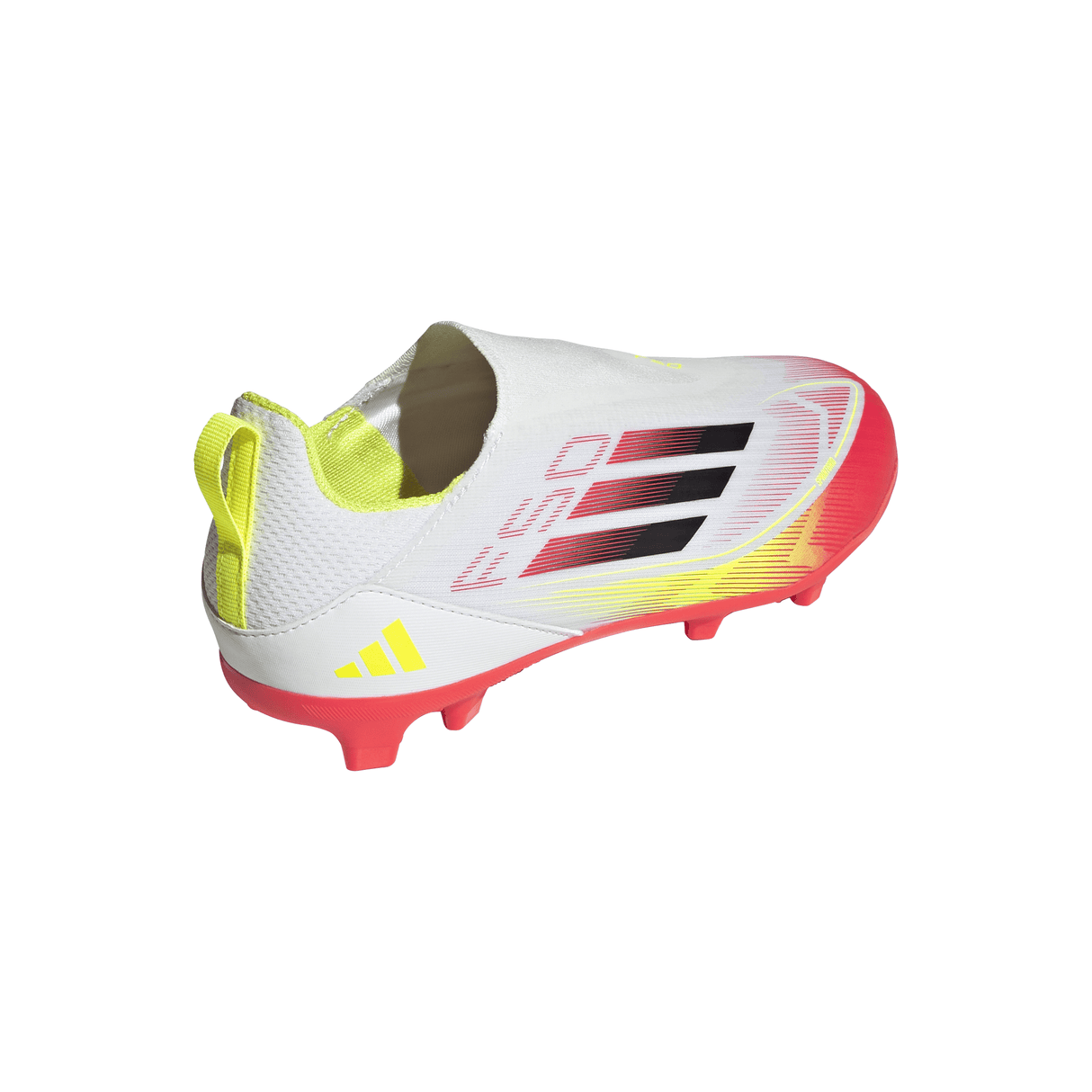 adidas F50 League Laceless FG/MG Youth Soccer Cleats - White/Black/Yellow - Best Buy Soccer