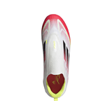 adidas F50 League Laceless FG/MG Youth Soccer Cleats - White/Black/Yellow - Best Buy Soccer