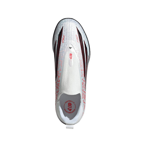 adidas F50 League Laceless TF Turf Youth Soccer Cleats - White/Black/Red - Best Buy Soccer