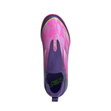 adidas F50 LEAGUE Laceless TF Youth Soccer Cleats - Purple/White/Lemon - Best Buy Soccer