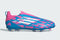 adidas F50 League Laceless FG/MG J Youth Multi-Grouond Soccer Cleats - Blue/White/Pink