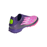 adidas F50 League LY Laceless TF Men's Soccer Cleats - Purple/White/Lemon - Best Buy Soccer
