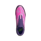 adidas F50 League LY Laceless TF Men's Soccer Cleats - Purple/White/Lemon - Best Buy Soccer