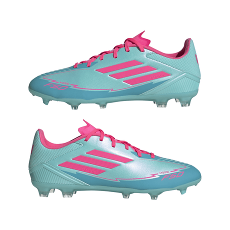 adidas F50 League Messi Firm/Multi - Ground Boots Flash Aqua/Lucid Pink/Lucid Cyan - Best Buy Soccer
