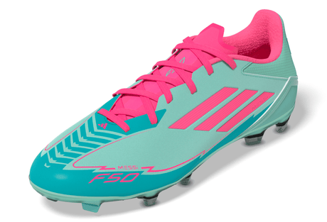 adidas F50 League Messi Firm/Multi - Ground Boots Flash Aqua/Lucid Pink/Lucid Cyan - Best Buy Soccer