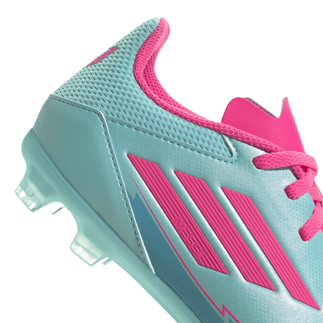 adidas F50 League Messi Firm/Multi - Ground Boots Junior Flash Aqua/Lucid Pink/Lucid Cyan - Best Buy Soccer
