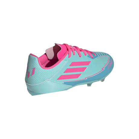 adidas F50 League Messi Firm/Multi - Ground Boots Junior Flash Aqua/Lucid Pink/Lucid Cyan - Best Buy Soccer