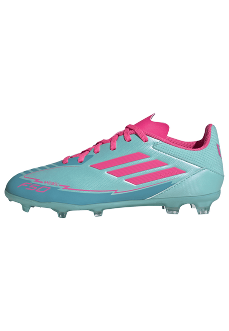 adidas F50 League Messi Firm/Multi - Ground Boots Junior Flash Aqua/Lucid Pink/Lucid Cyan - Best Buy Soccer