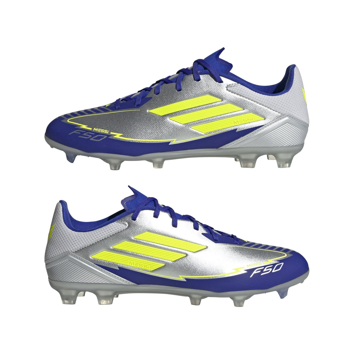 adidas F50 League Messi Firm/Multi - Ground Boots Silver/Yellow - Best Buy Soccer