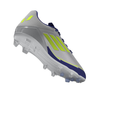 adidas F50 League Messi Firm/Multi - Ground Boots Silver/Yellow - Best Buy Soccer