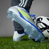 adidas F50 League Messi Firm/Multi - Ground Boots Silver/Yellow - Best Buy Soccer