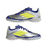 adidas F50 League Messi Turf Boots Junior Silver - Best Buy Soccer
