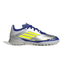 adidas F50 League Messi Turf Boots Junior Silver - Best Buy Soccer