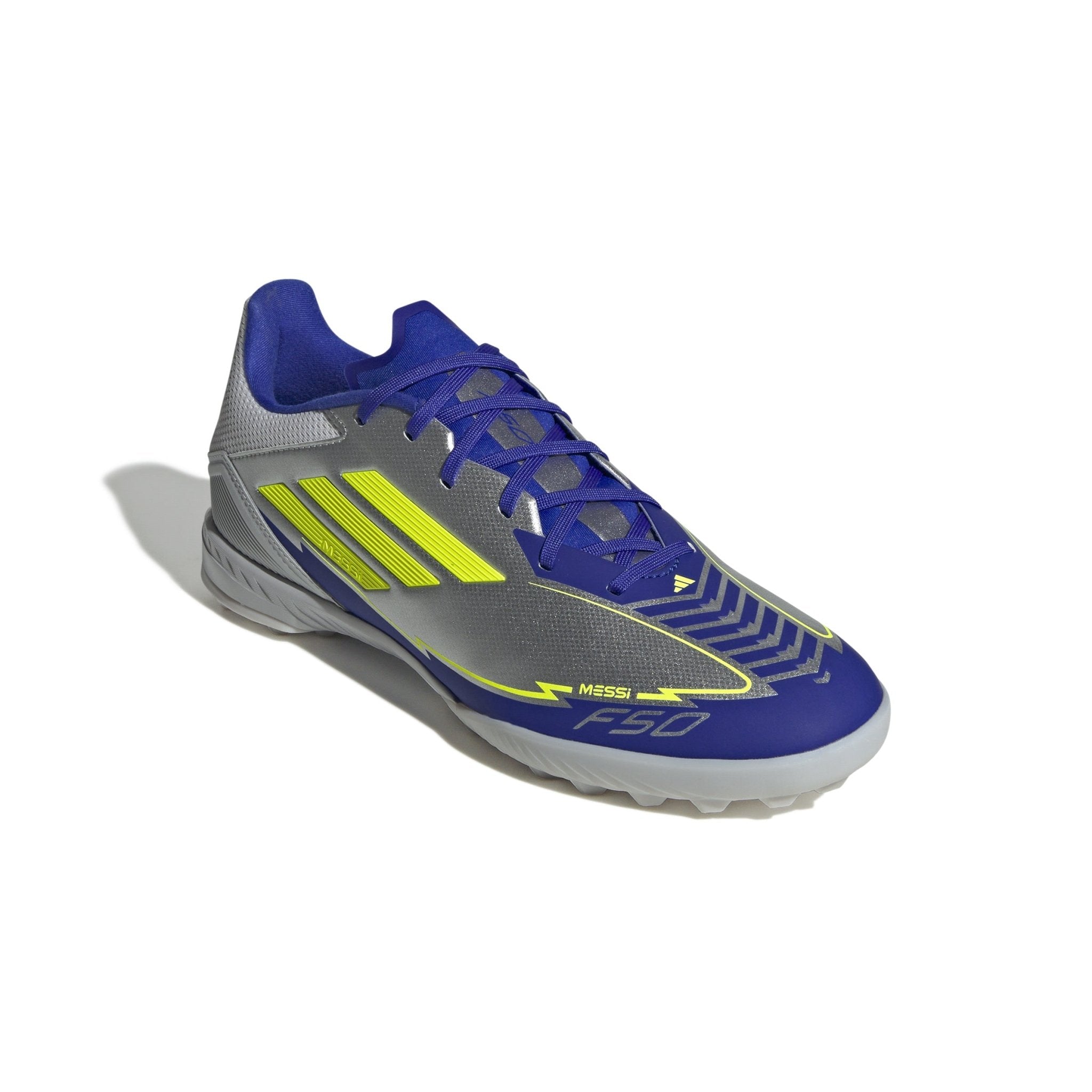 adidas F50 League Messi Turf Boots Silver - Best Buy Soccer