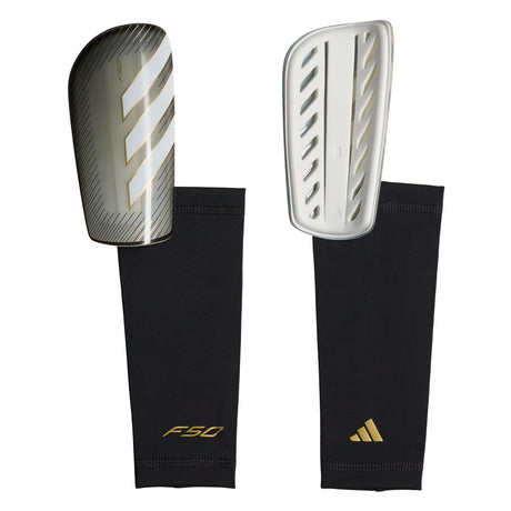 adidas F50 League Soccer Shin Guards - Carbon/Black/Gold - Best Buy Soccer