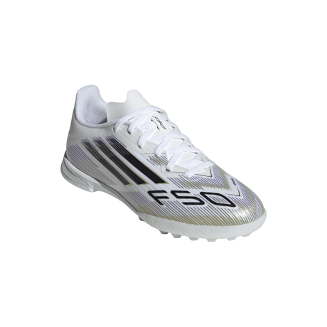 adidas F50 League Turf Boots Kids White/Black - Best Buy Soccer