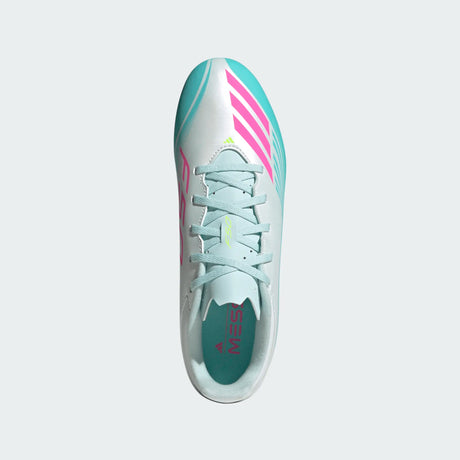 adidas F50 Messi Club FG/MG Firm Ground/Multi Ground Men's Soccer Cleats - White/Pink/Aqua - Best Buy Soccer