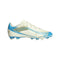 adidas F50 Messi Club FG/MG Firm Ground/Multi Ground Youth Soccer Cleats - Ivory/Blue