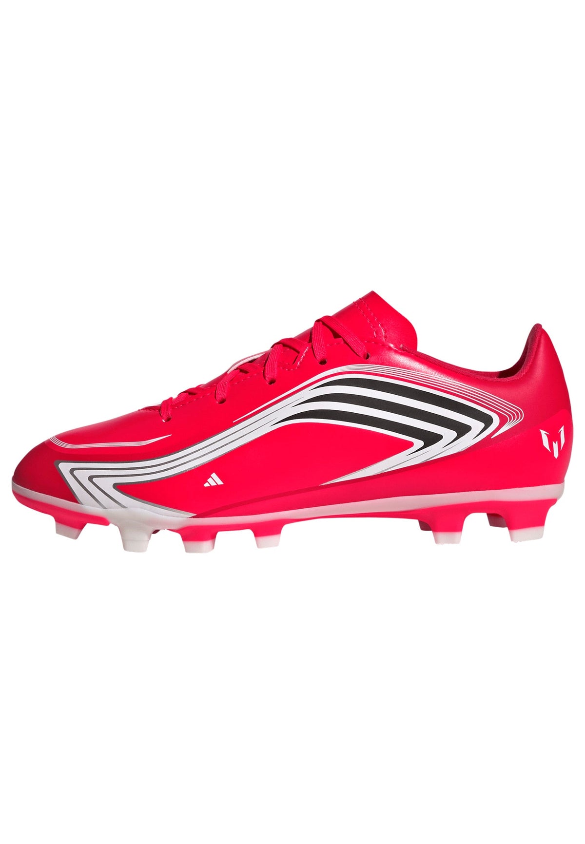 adidas F50 Messi Club FG/MG Firm Ground/Multi Ground Youth Soccer Cleats - Red/Black - Best Buy Soccer